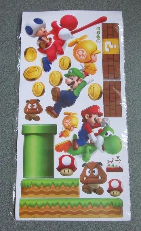 Super Mario Window Stickers, Verzenden, Nieuw, Meerdere stickers