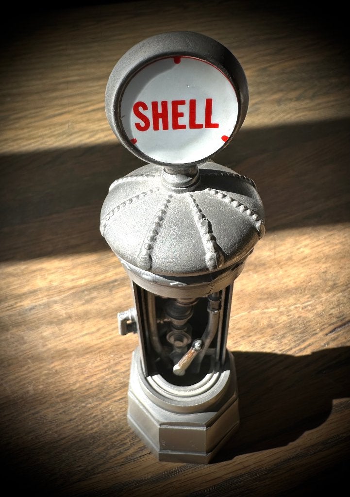 Miniatuur Shell benzinepomp Retro model Petroliana mancave, Verzenden