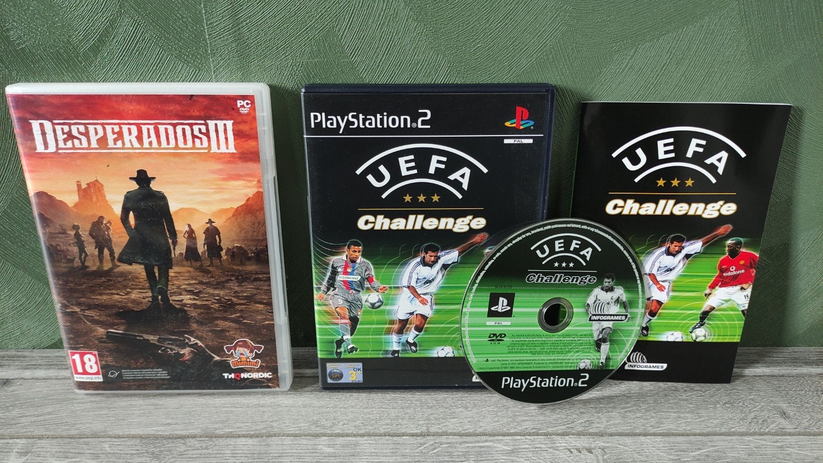 Uefa challenge Playstation 2 en gratis desperados 3 pc game, Spelcomputers en Games, Games | Sony PlayStation 2, Ophalen of Verzenden