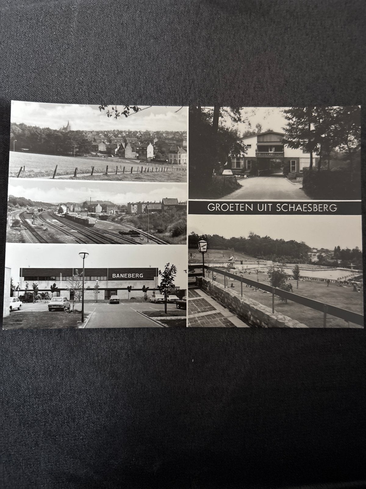 Oude ansichtkaart Schaesberg - Groeten uit Schaesberg, Ophalen of Verzenden, 1960 tot 1980, Ongelopen, Limburg