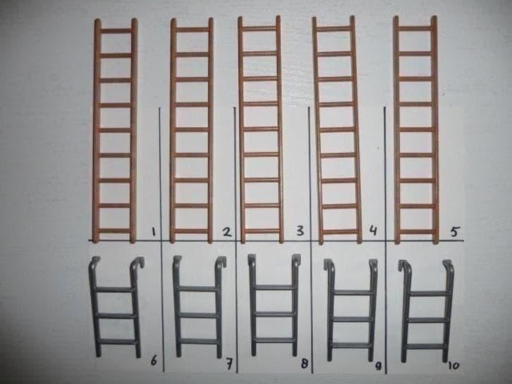 837 Playmobil onderdelen trap ladder, Ophalen of Verzenden, Gebruikt