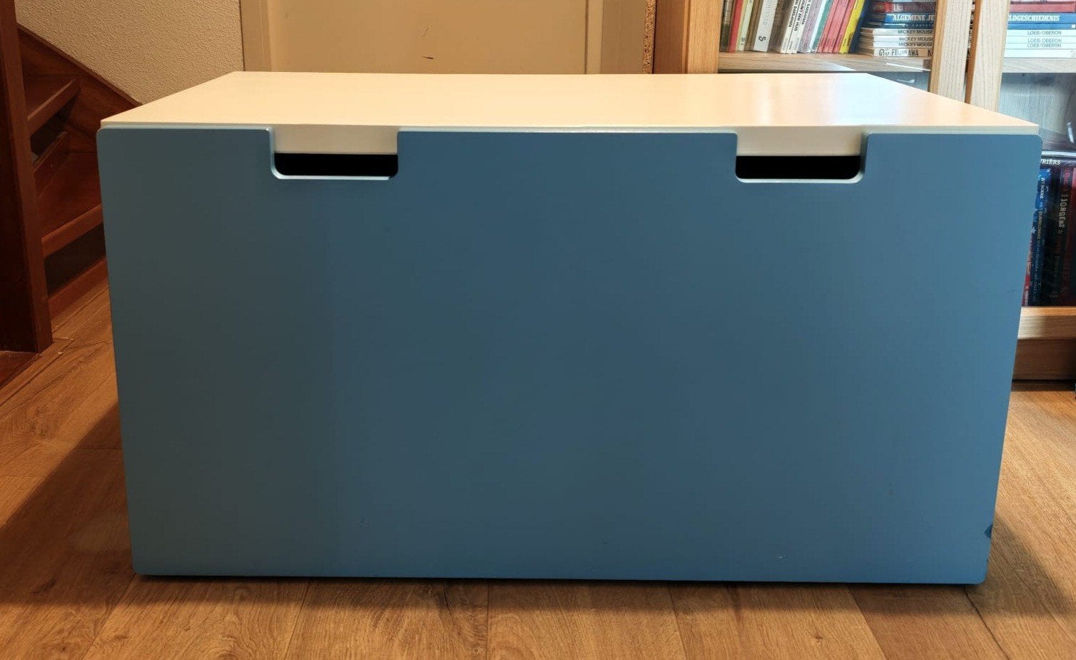 Ikea Smastad speelgoedkist wit met blauw, Ophalen, Gebruikt, Jongen of Meisje