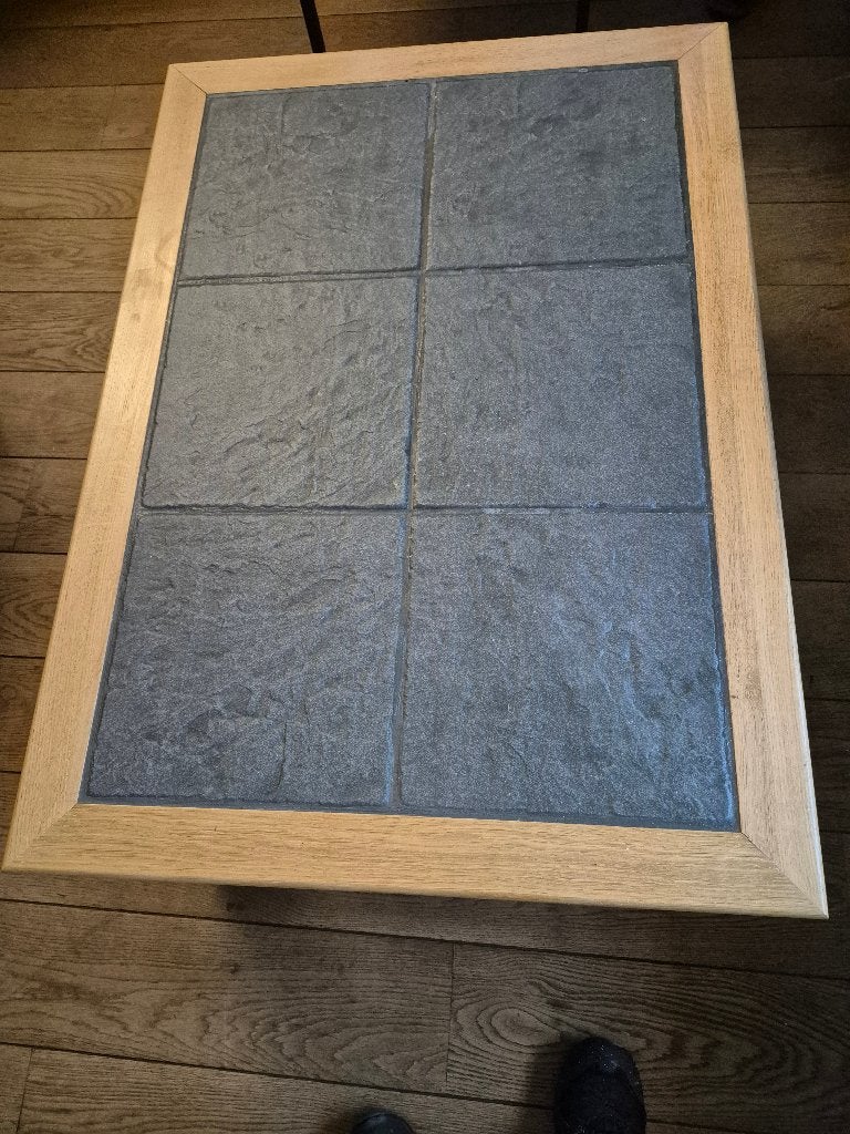 Salontafel, Ophalen, Gebruikt, 100 tot 150 cm, Eikenhout