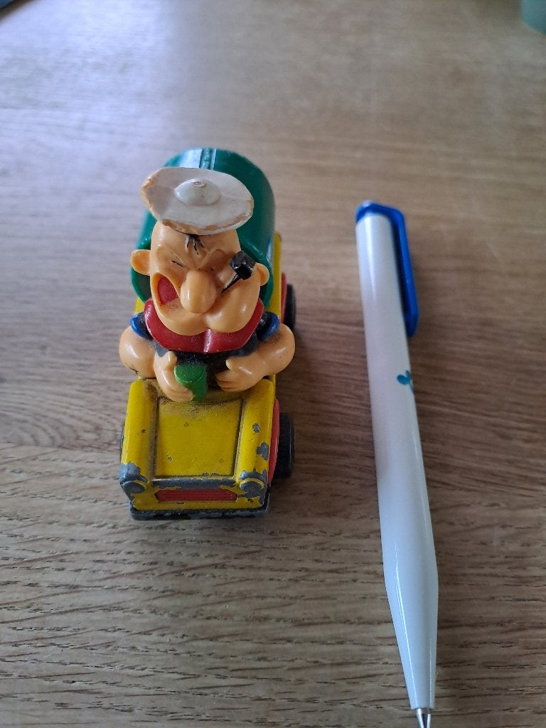 MATCHBOX. AUTOOTJE MET POPEYE, Ophalen of Verzenden, Gebruikt