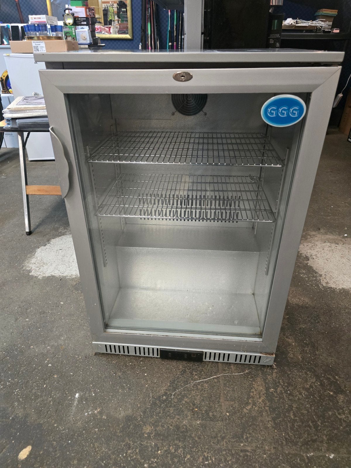 Compacte GGG koelkast met glazen deur, Ophalen, Gebruikt