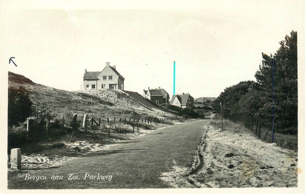 701-024-043 Bergen aan Zee Parkweg, Verzenden, Voor 1920, Noord-Holland