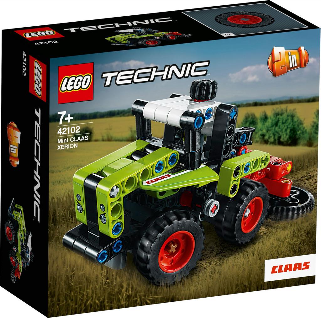 LEGO Technic 42102 Mini CLAAS XERION, Ophalen of Verzenden, Zo goed als nieuw, Overige merken