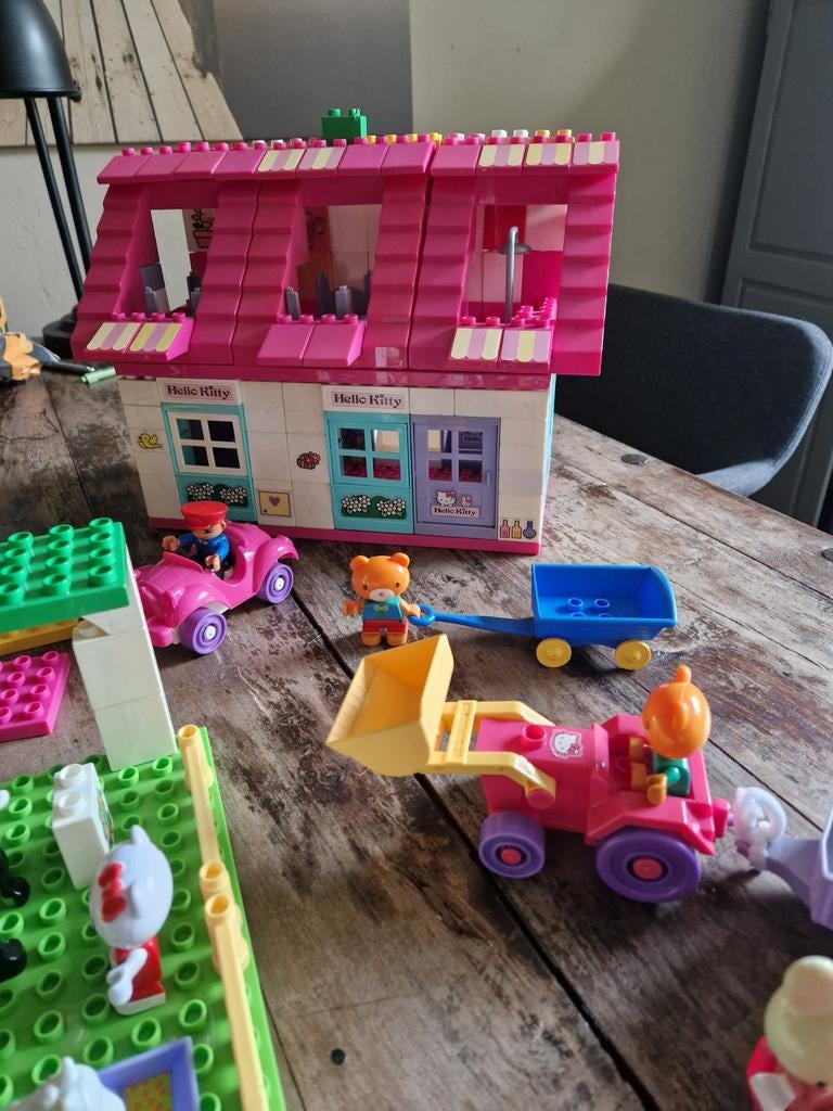 Hello kitty duplo!, Ophalen, Duplo