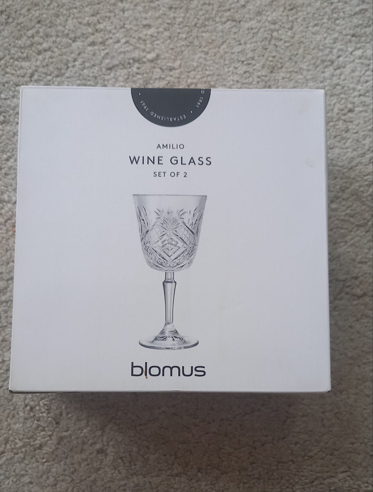 Amilio Blomus Wijnglas - Set van 2, Ophalen of Verzenden