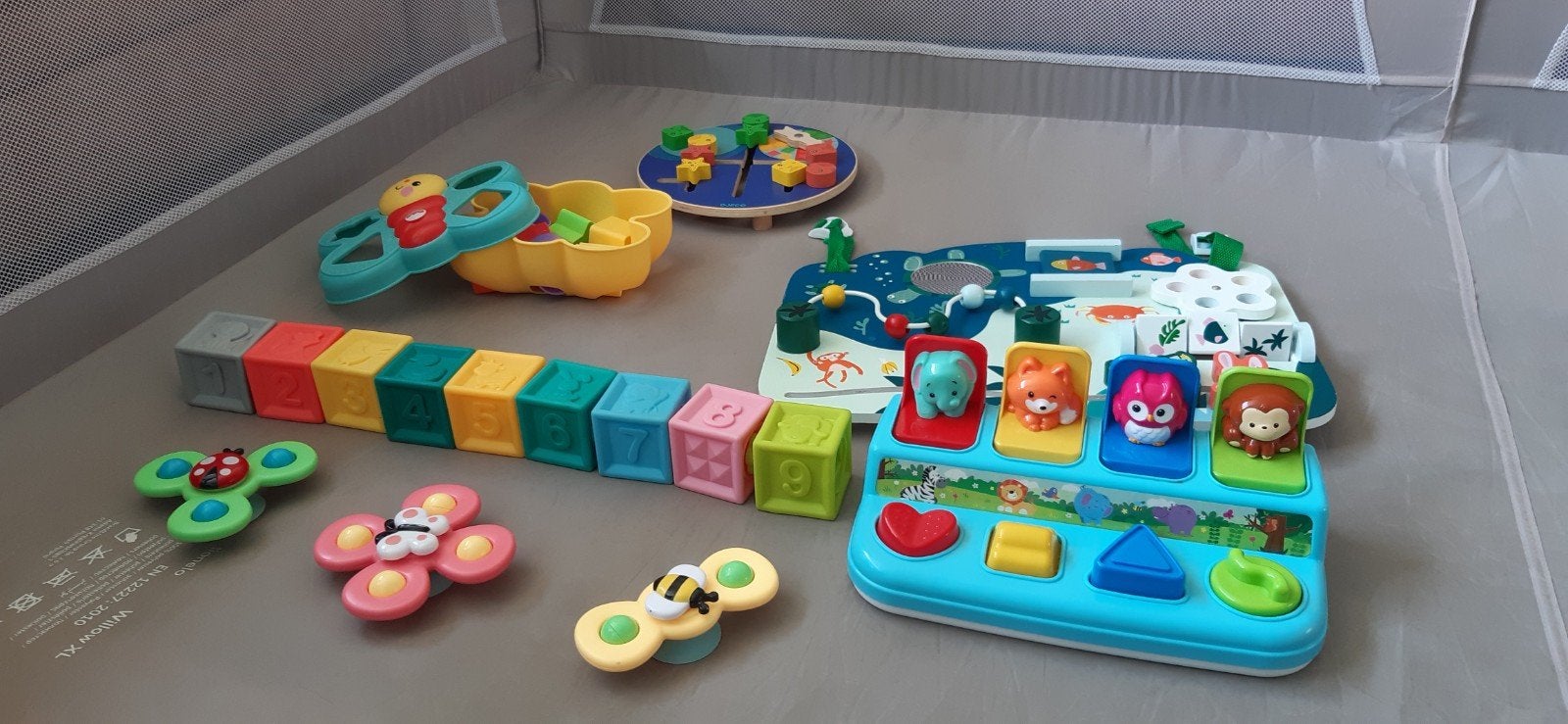 Grote set baby- en peuterspeelgoed, Kinderen en Baby's, Speelgoed | Babyspeelgoed, Ophalen, Gebruikt, Overige typen