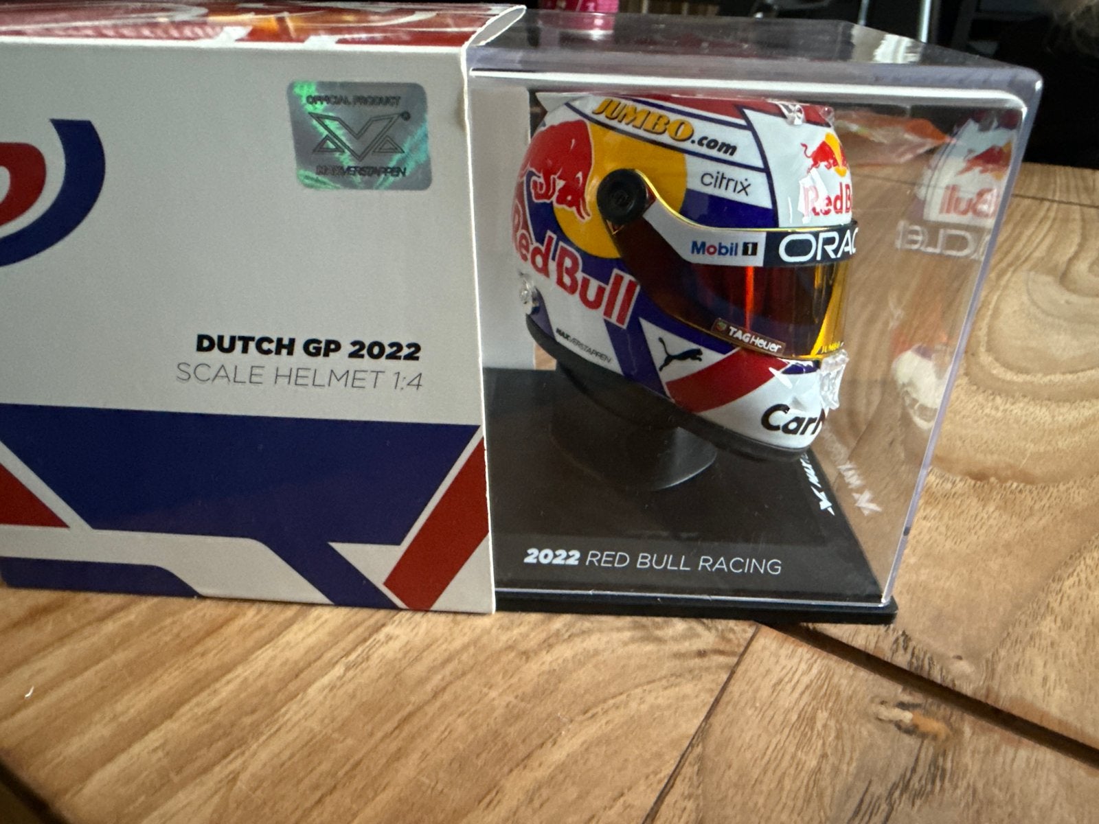 Max Verstappen helm 1:4 schaalmodel Nederland 2022, Verzamelen, Automerken, Motoren en Formule 1, Ophalen of Verzenden, Nieuw