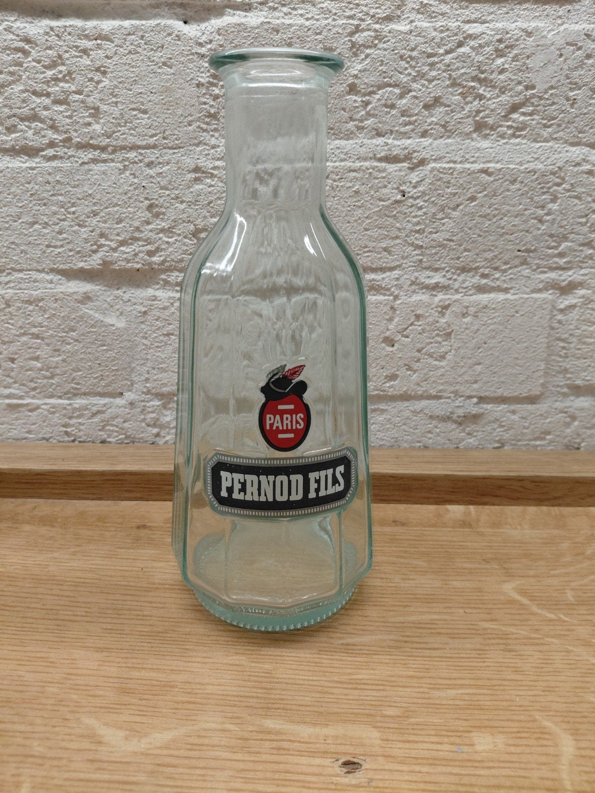 Glazen karaf Pernod Fils uit Frankrijk, Ophalen of Verzenden, Zo goed als nieuw, Gebruiksvoorwerp
