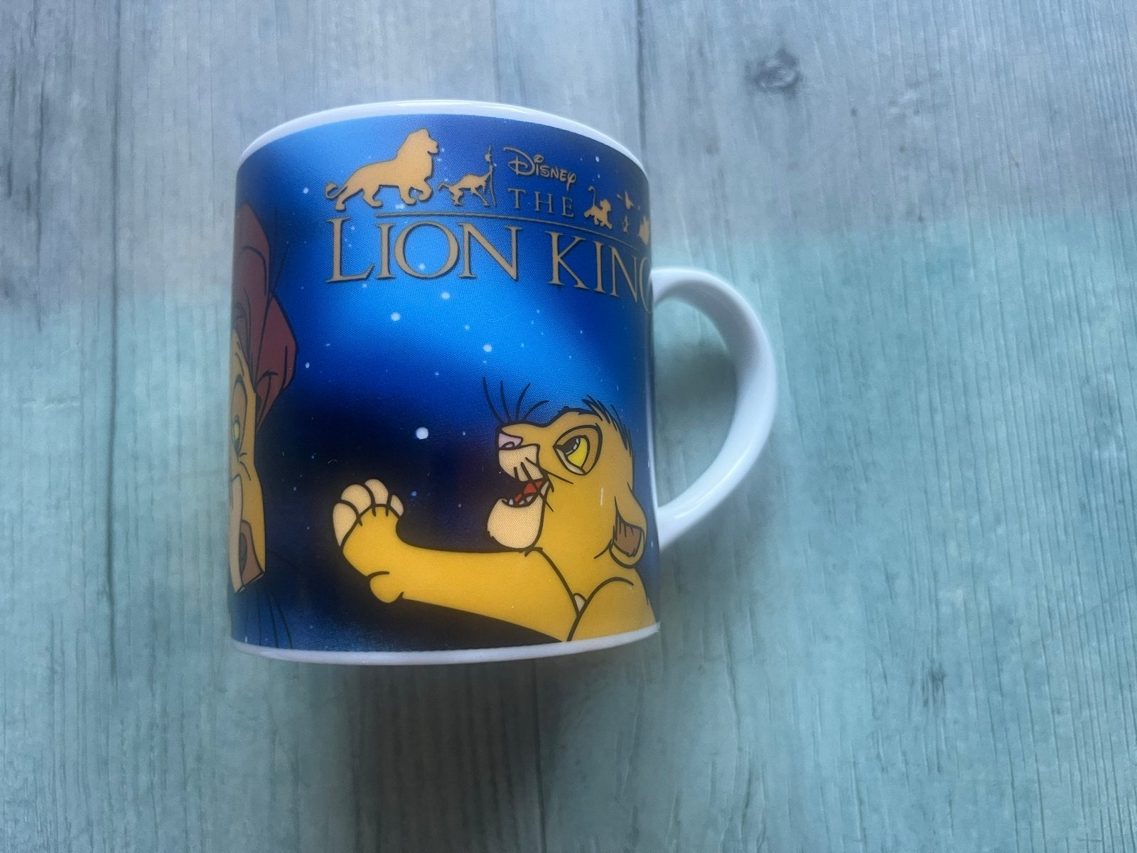 Disney mok The Lion King klein, Ophalen of Verzenden, Leeuwenkoning of Jungle Boek, Zo goed als nieuw, Servies