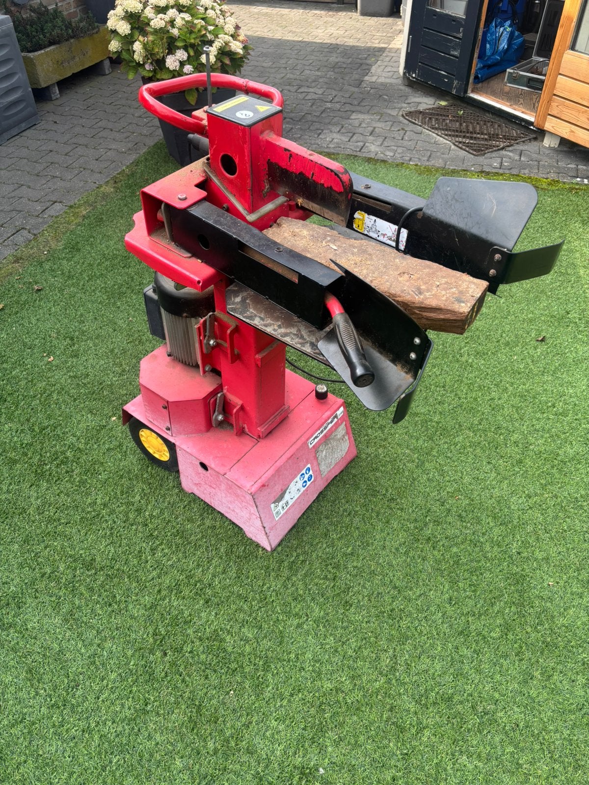Hout klover nette staat, Tuin en Terras, Ophalen, Gebruikt, Elektrisch, Staand
