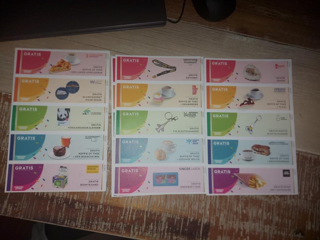 Vriendenloterij bonnen., Tickets en Kaartjes, Kortingen en Cadeaubonnen