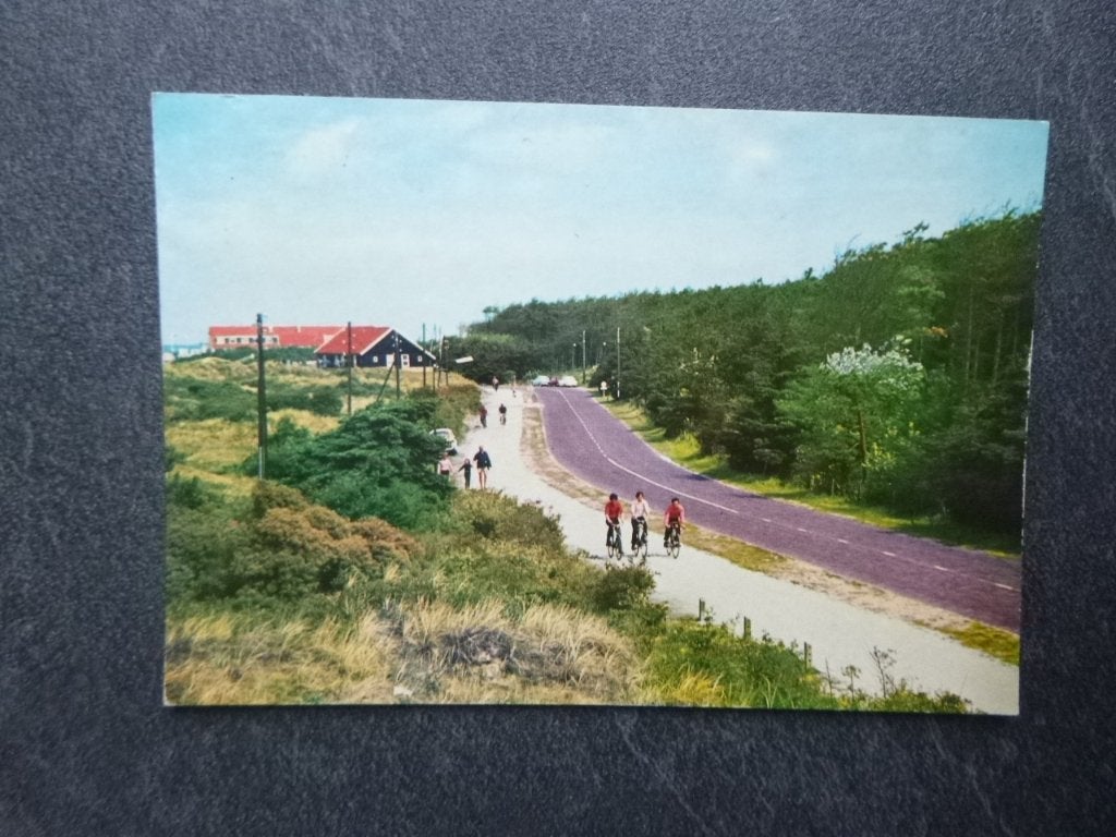 Ameland, Strandweg van Nes naar zee 1973, Verzamelen, Verzenden, 1960 tot 1980, Gelopen, Waddeneilanden