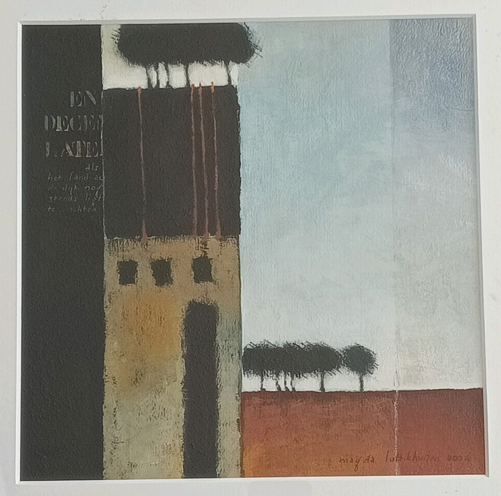 Magda Luttikhuizen origineel schilderij 2004, Ophalen of Verzenden
