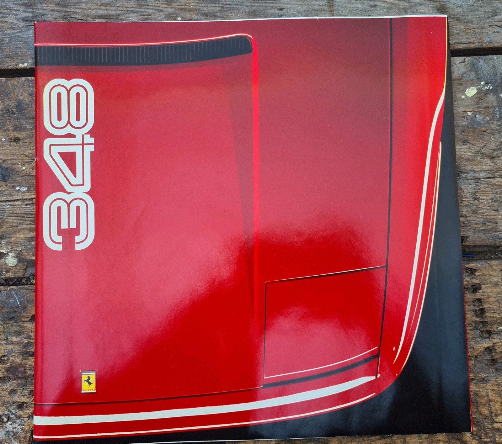 Ferrari 348 TB /TS 1990  593/90-13M/6/90, Boeken, Auto's | Folders en Tijdschriften, Ophalen of Verzenden, Ferrari