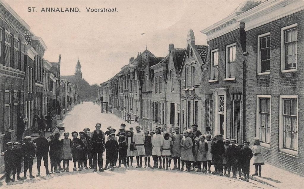 703-106-017 St Annaland Voorstraat, Verzenden, Voor 1920, Zeeland