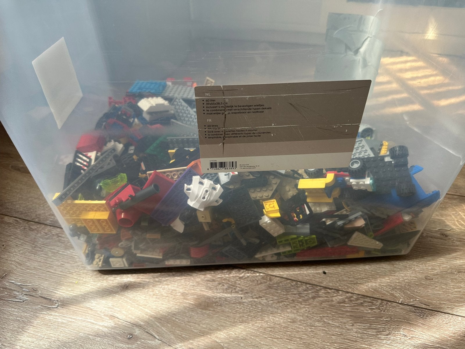 Grote partij Lego met minifiguren en instructies ruim 10kg!, Ophalen, Gebruikt, Lego, Losse stenen