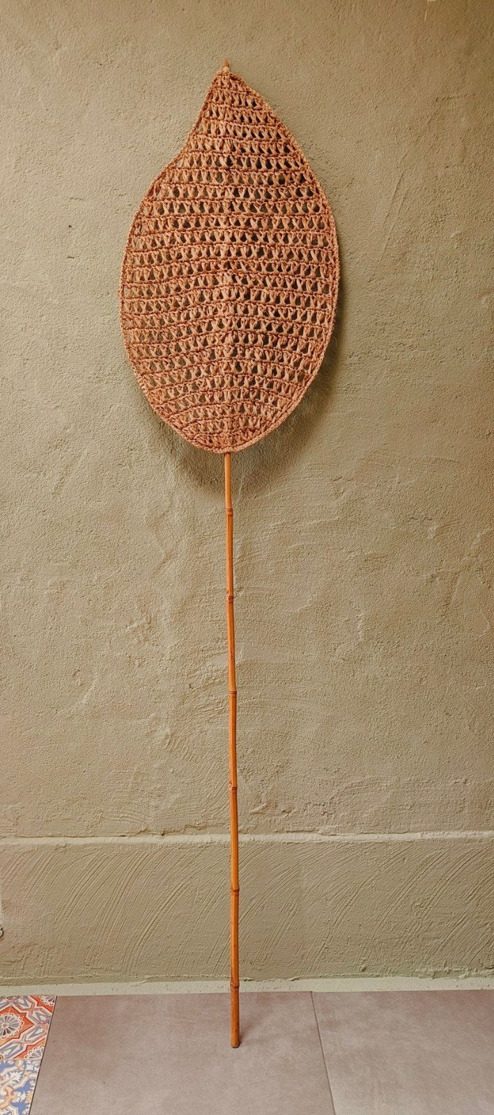 Waaier, handgemaakte Balinese decoratie, Ophalen, Nieuw, Oosters, Natuurlijk materiaal