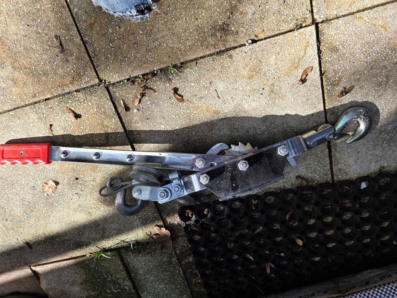 4 Ton Kabeltrekker voor boot of caravan, Ophalen, Gebruikt, Handmatig