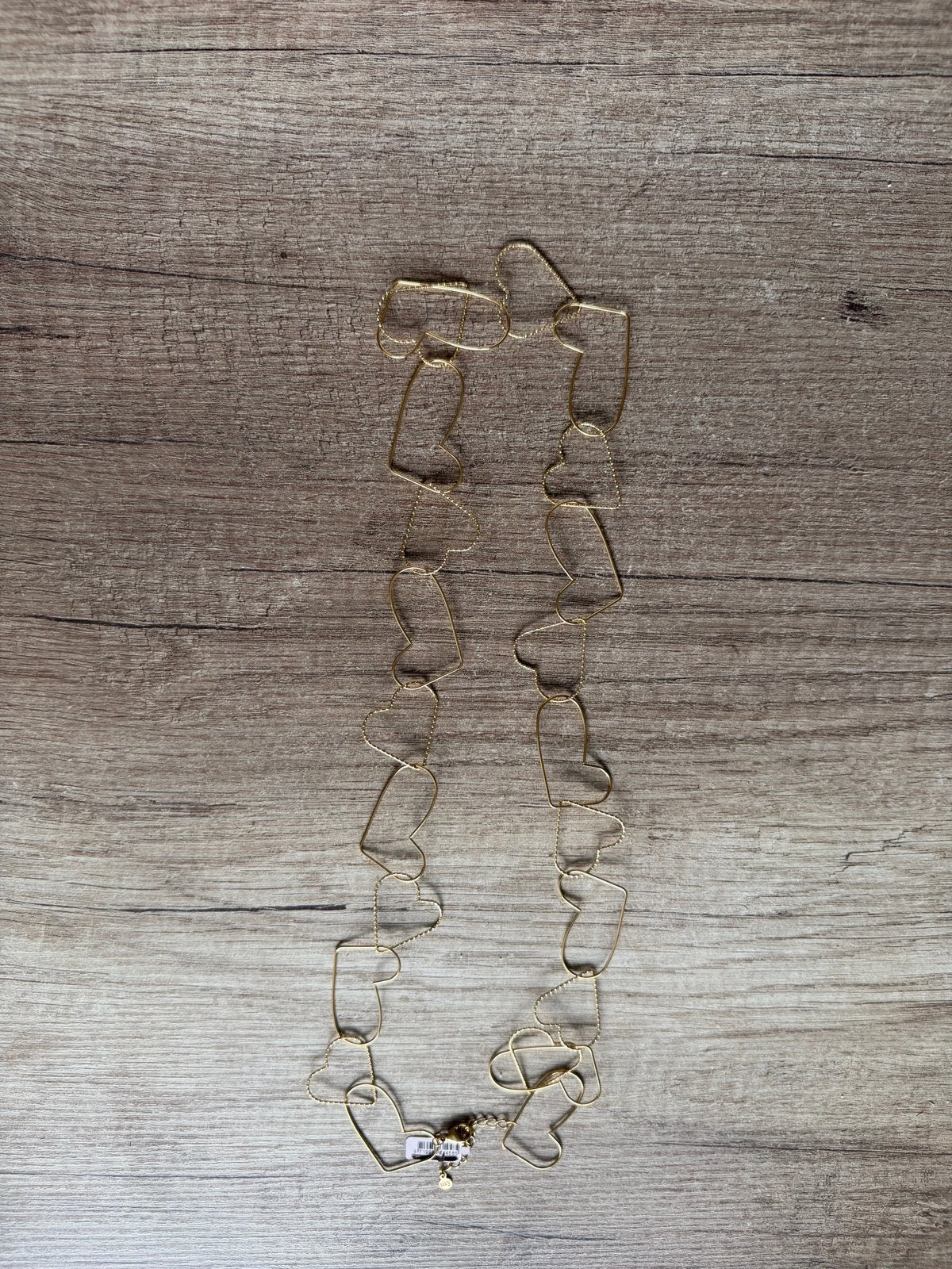 My Jewellery ketting met hartjes - Goudkleurig, Ophalen of Verzenden, Nieuw, Goud, Overige materialen