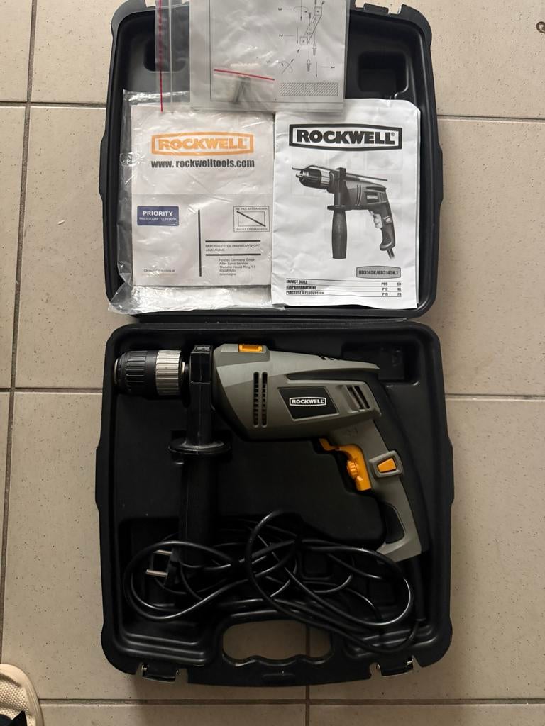 Rockwell klopboormachine RD3145K, Doe-het-zelf en Verbouw, Gereedschap | Boormachines, Boormachine, 600 watt of meer, Ophalen of Verzenden