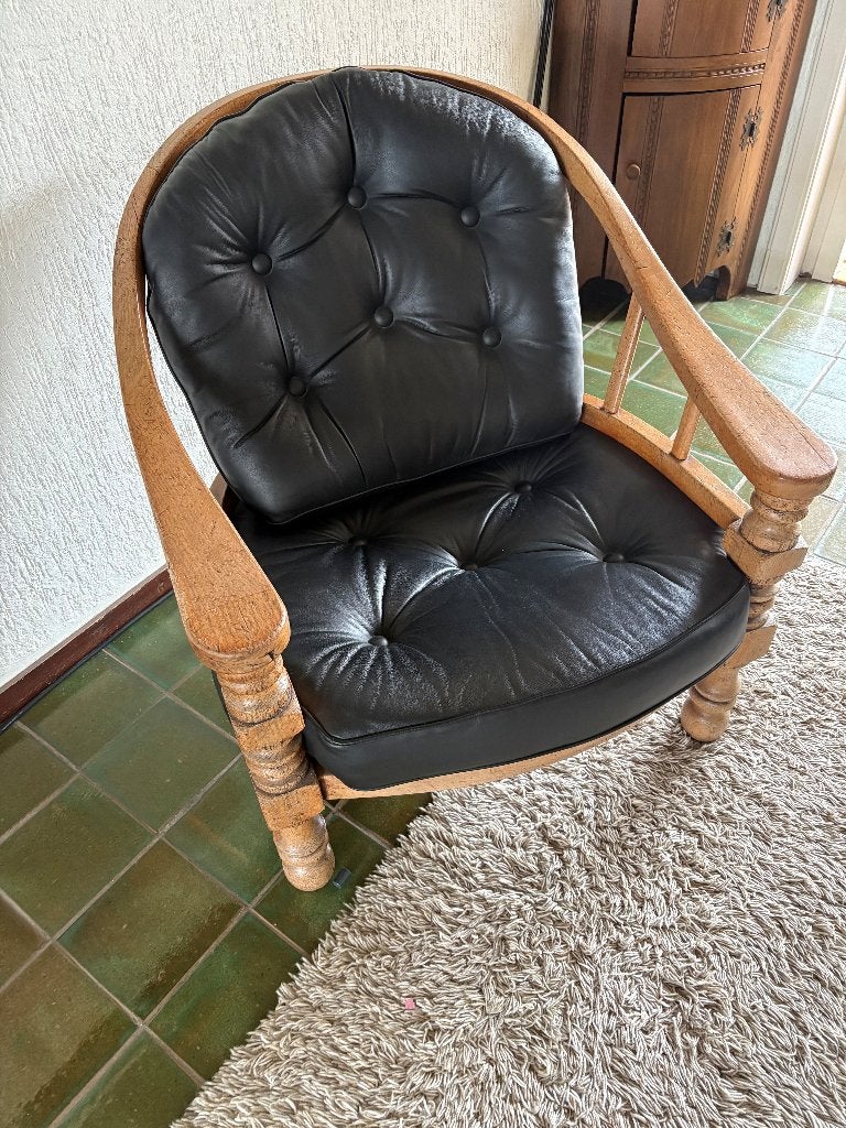 luie stoel, Huis en Inrichting, Ophalen, Gebruikt, 50 tot 75 cm, Hout