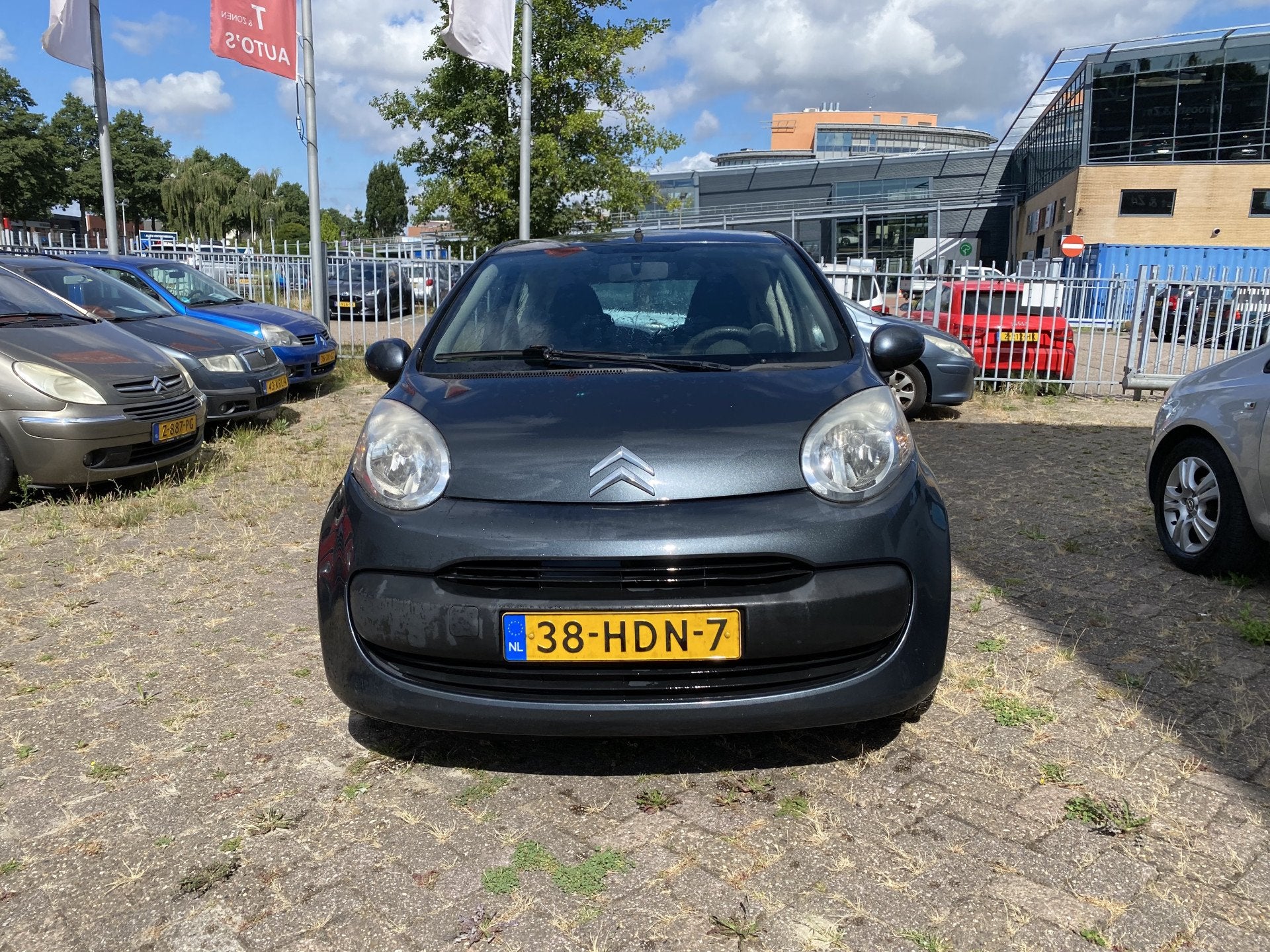 Citroën C1 1.0-12V Ambiance,Airco,Elektrischpakket,Stuurbek, Auto's, Voorwielaandrijving, Stof, Gebruikt, Metallic lak