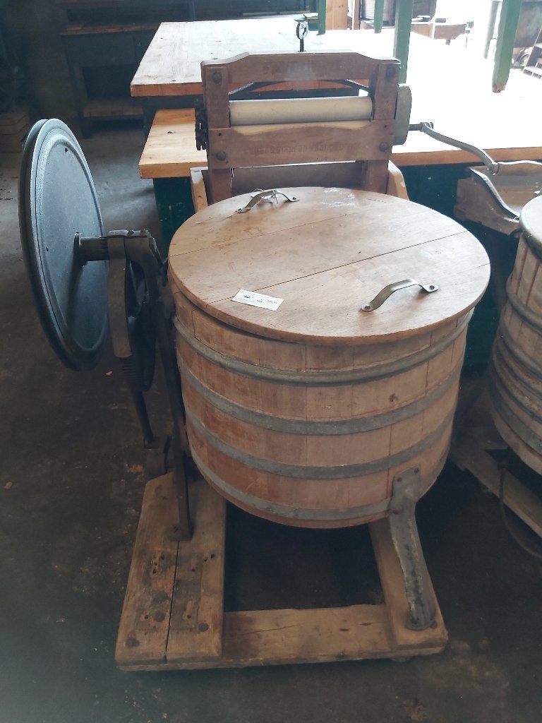Antieke houten Wasmachine(s) - Brocante, Ophalen