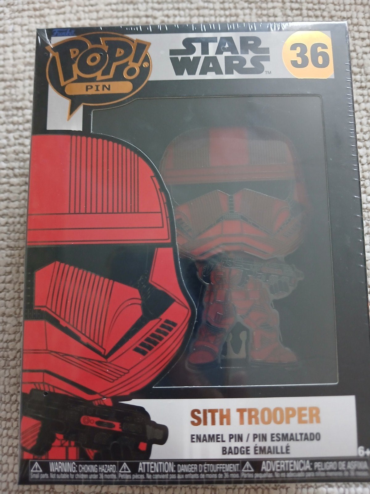 Funko Pop! Pin Star Wars Sith Trooper Emaille Speld, Verzamelen, Ophalen of Verzenden, Nieuw