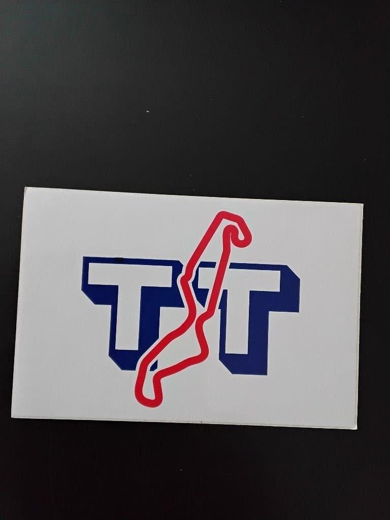 TT assen sticker ansichtkaart, Ophalen of Verzenden, Nieuw, Motoren
