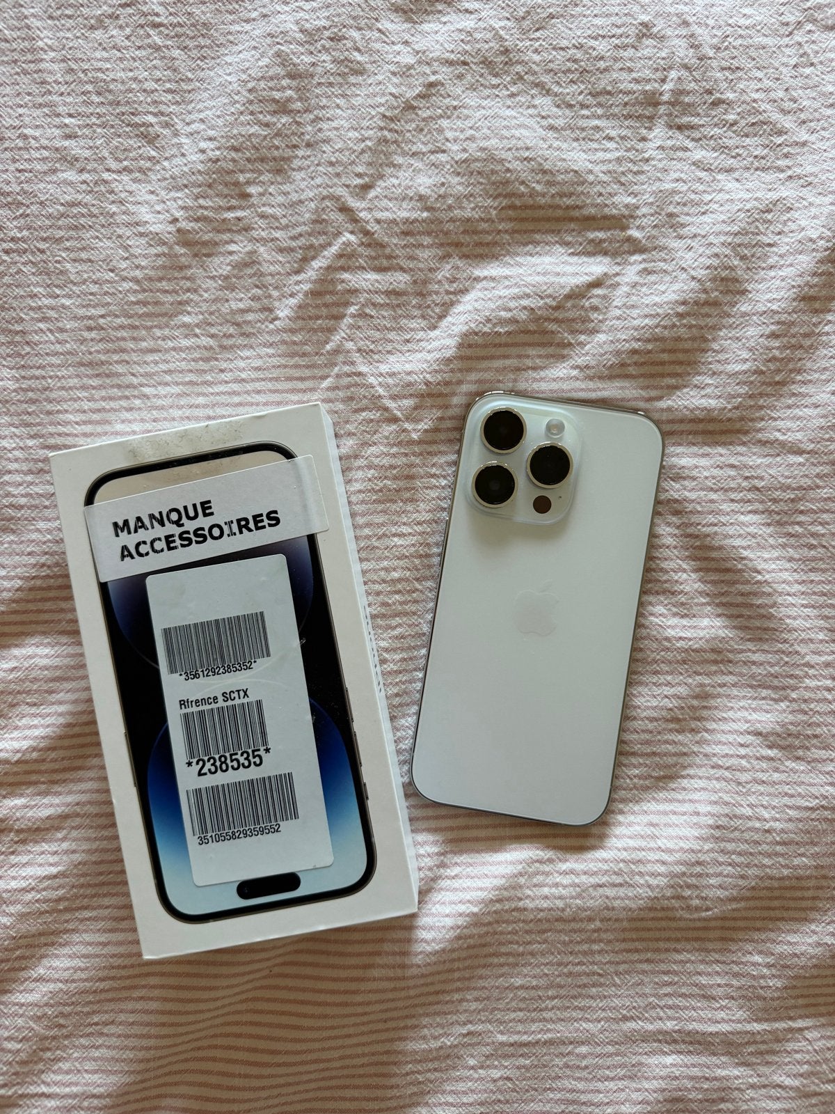 iPhone 14 Pro 128GB - Nieuwe batterij, Ophalen, Wit, 128 GB, Gebruikt