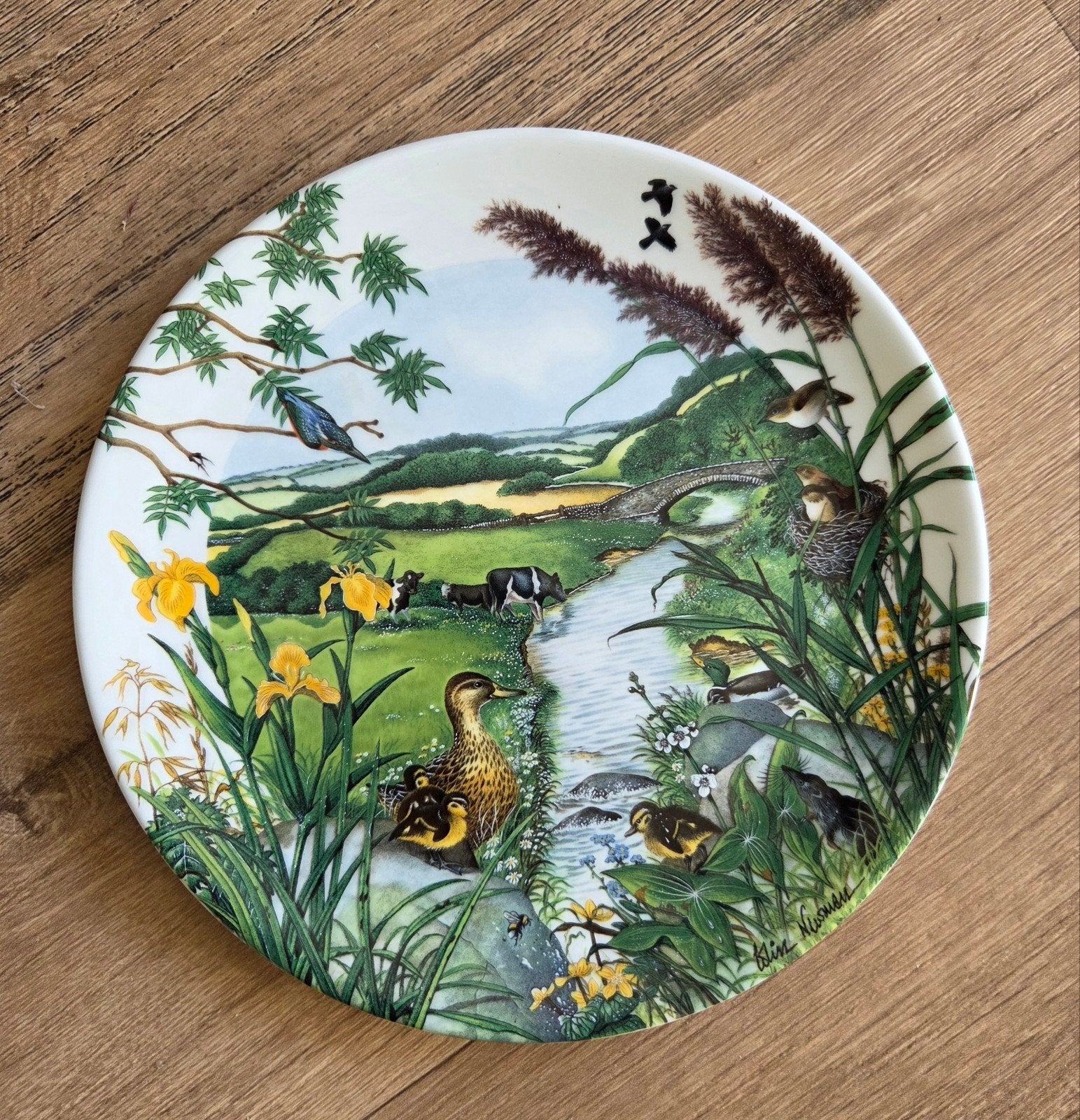 3 borden Wedgwood Colin Newman Country Panorama Borden Set, Ophalen