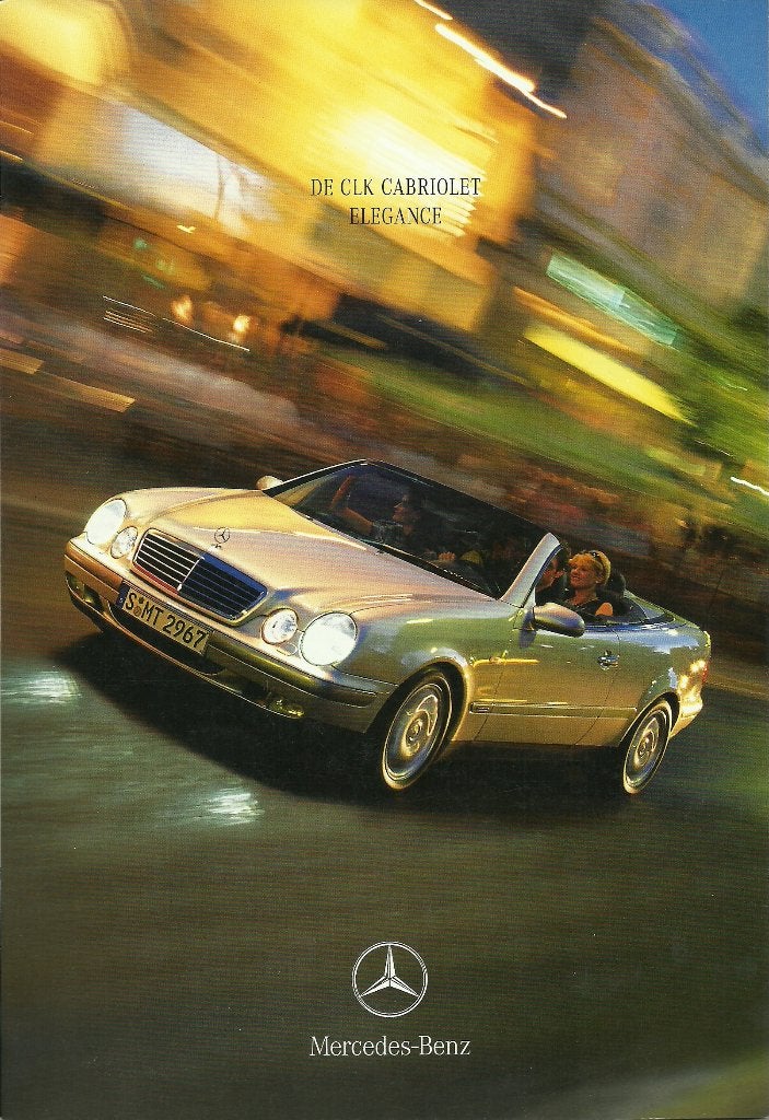 Mercedes CLK-klasse cabriolet folder, Ophalen of Verzenden, Zo goed als nieuw, Mercedes