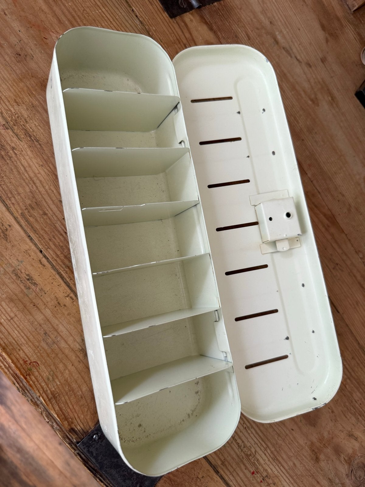 Vintage Geldkistje / Spaarpot - Jaren '50 Budgetplanner, Ophalen