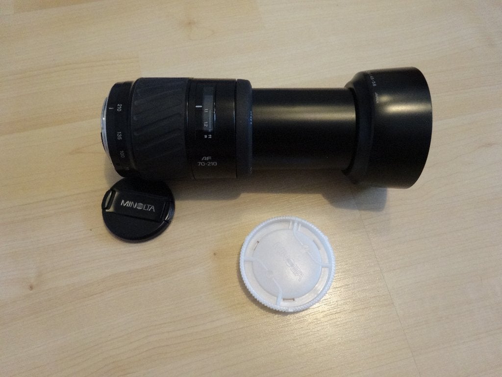 Minolta AF 70-210 lens, Zo goed als nieuw, Zoom, Telelens, Ophalen of Verzenden