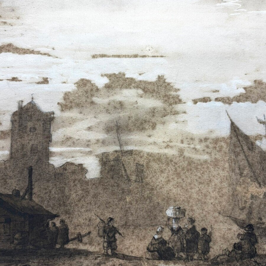 Hollandse School 19e eeuw, Antiek en Kunst, Ophalen of Verzenden