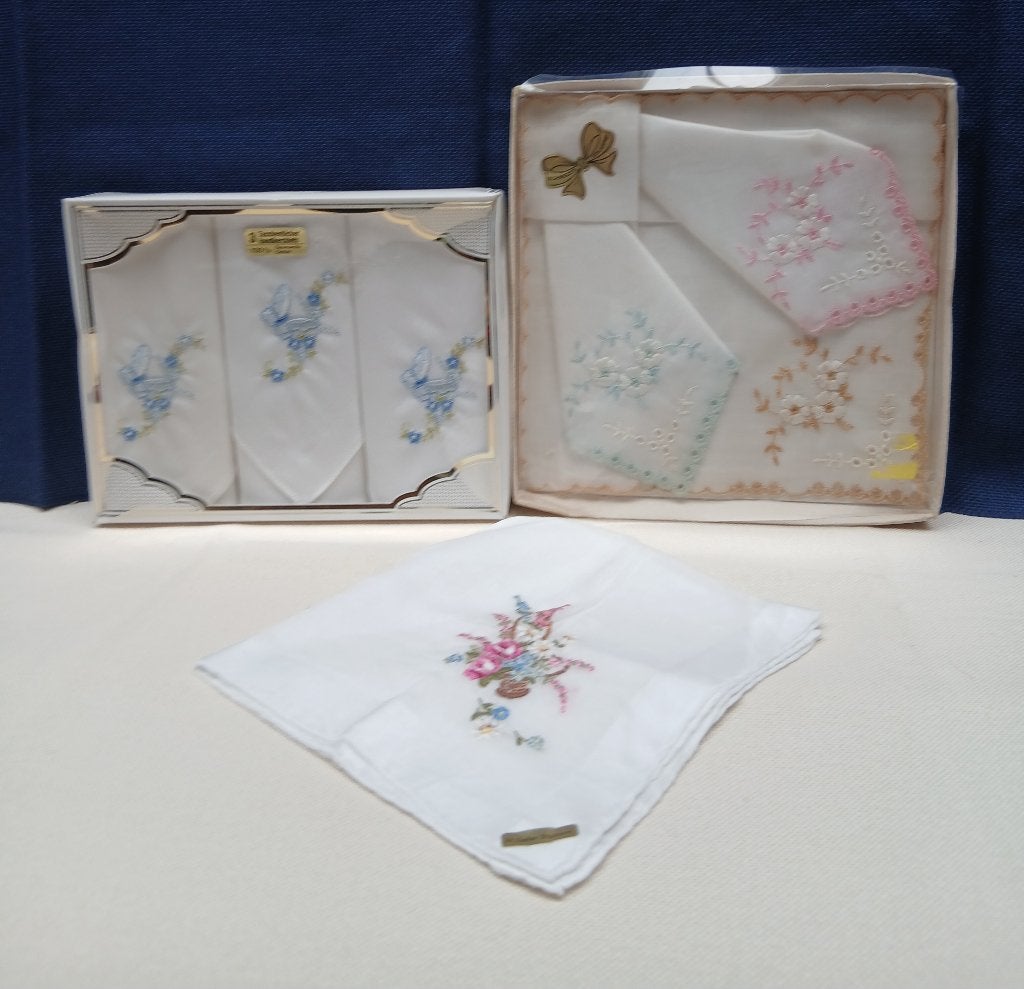 Vintage zakdoekjes, Ophalen of Verzenden