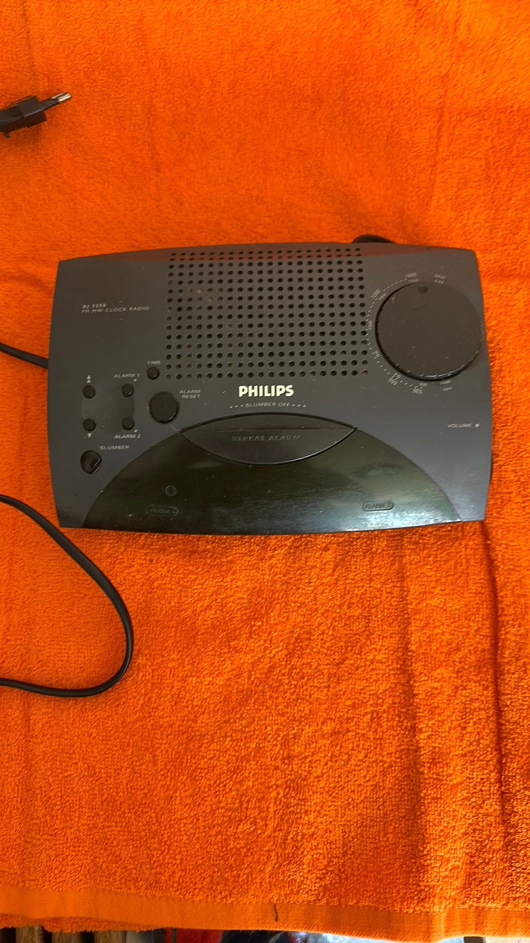 Alarmclock radio Philips aj 3250, Ophalen of Verzenden, Zo goed als nieuw