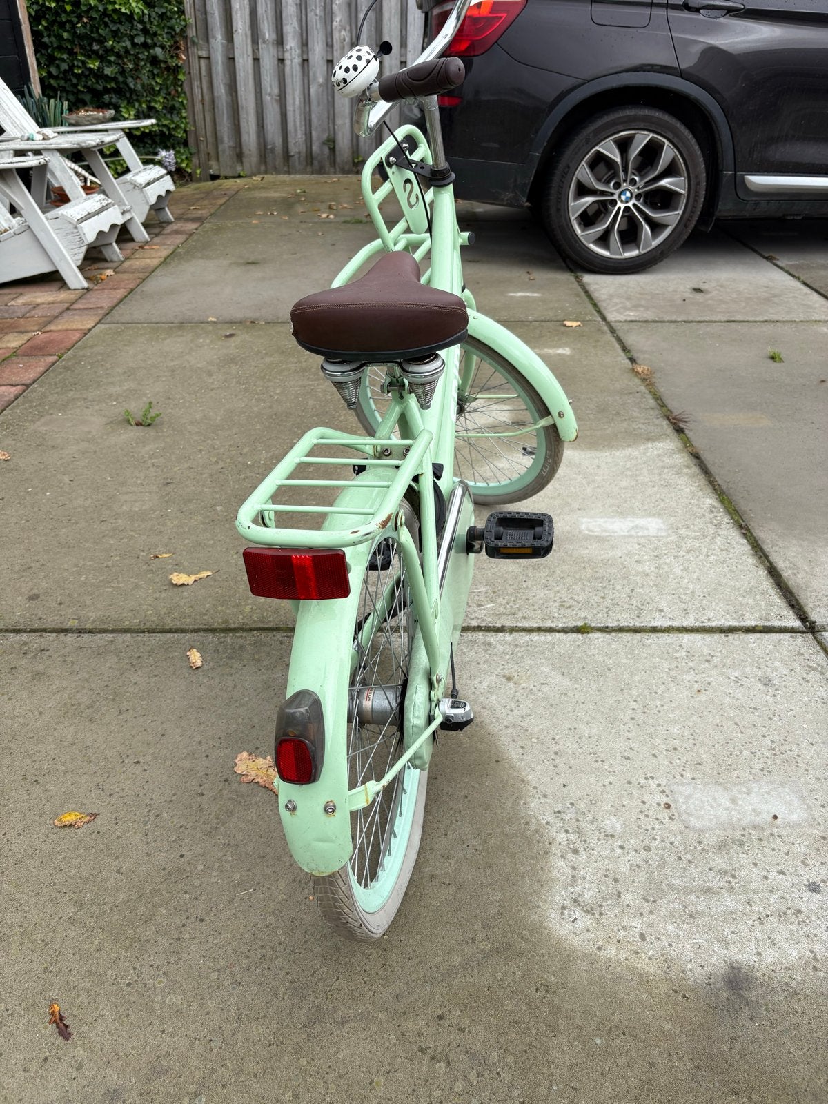 Spirit kinderfiets 24 inch - Mintgroen met 3 versnellingen, Fietsen en Brommers, Ophalen, Terugtraprem, Versnellingen, Gebruikt