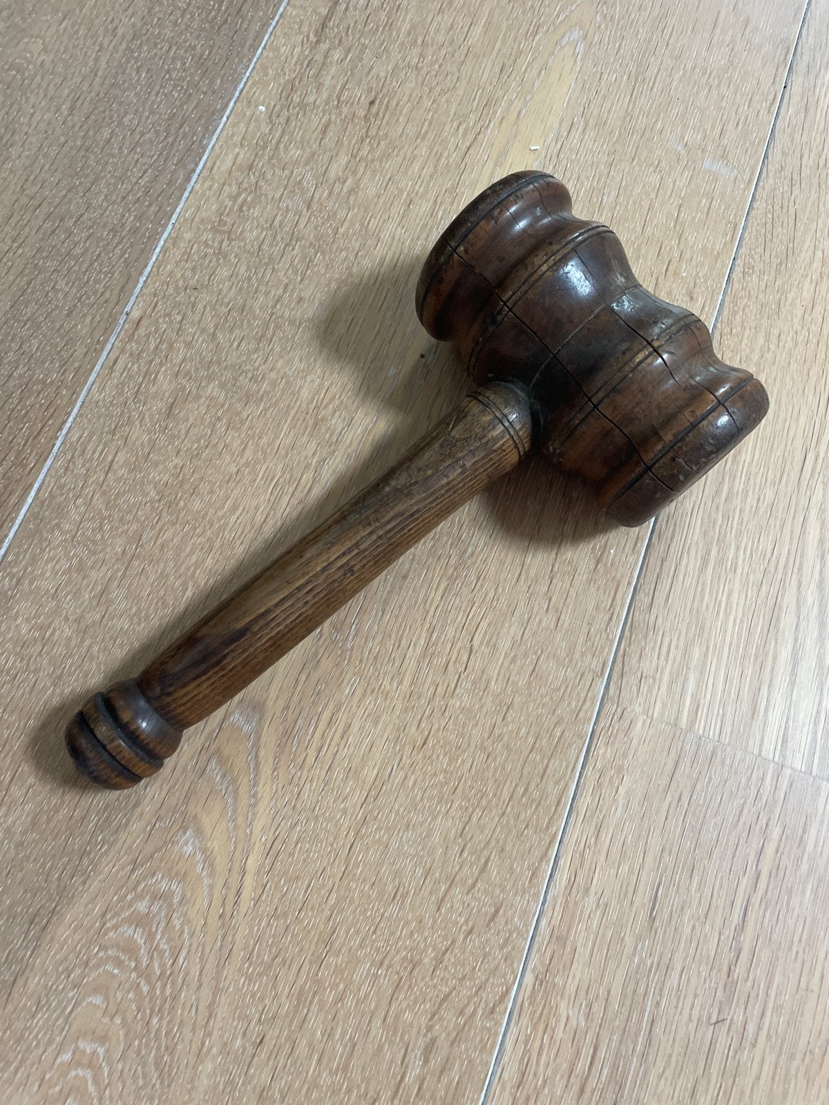 Antieke houten hamer - Veilinghamer, Ophalen