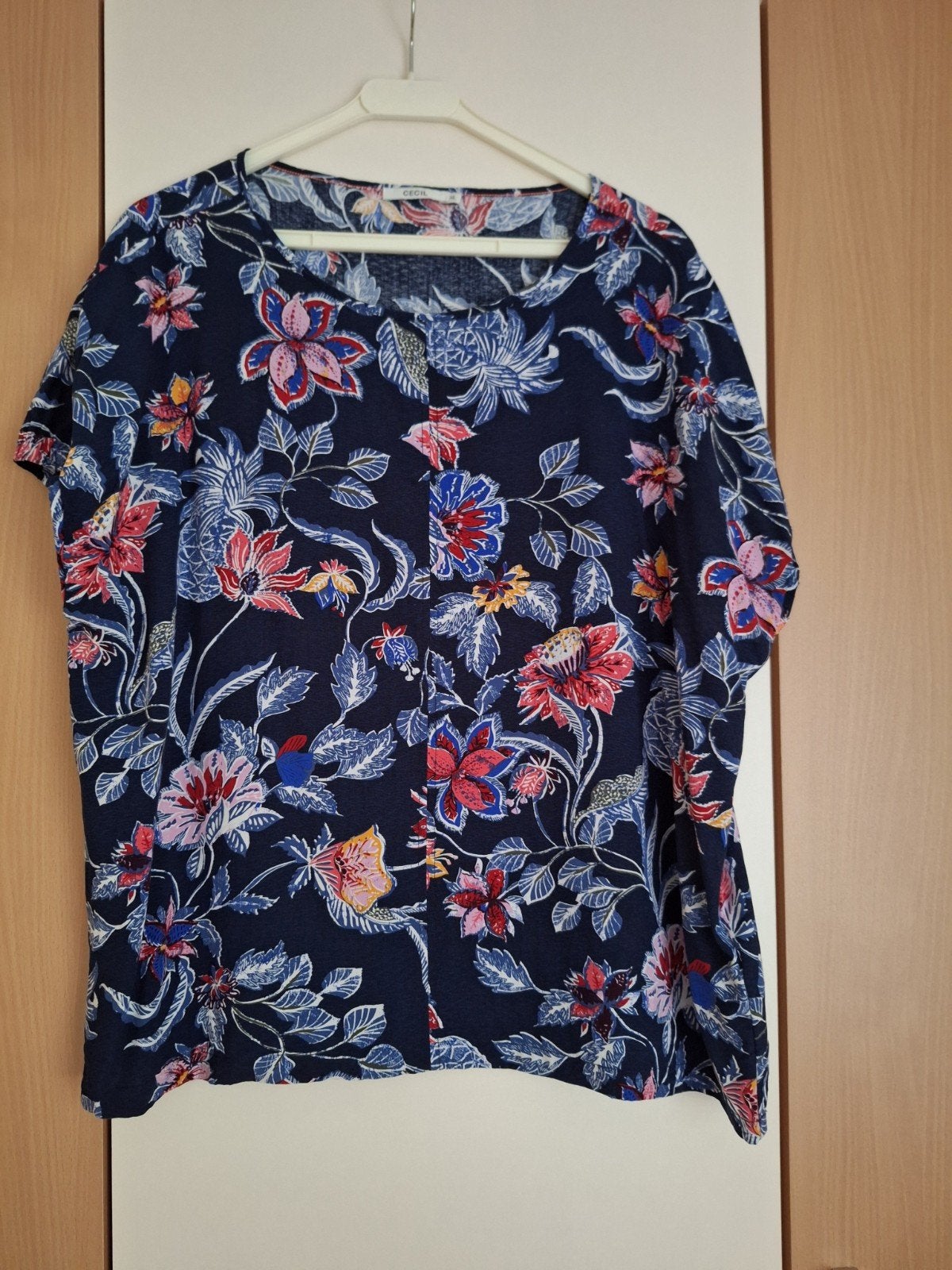 Cecil blouse, 100 procent viscose, maat XL (=44), Blauw, Maat 42/44 (L), Ophalen of Verzenden, Zo goed als nieuw