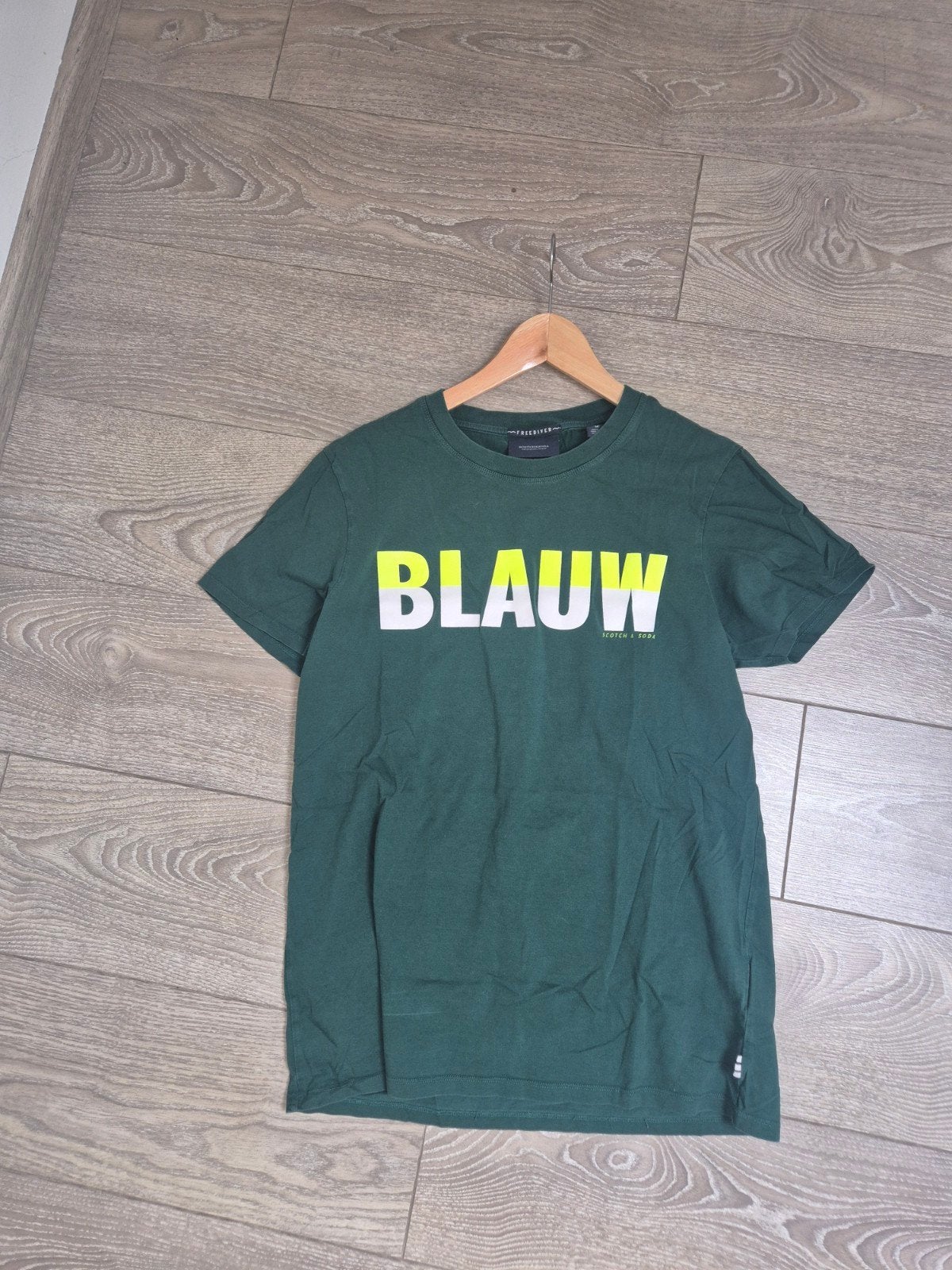 Donker groen shirt., Kleding | Heren, T-shirts, Zo goed als nieuw, Verzenden, Maat 48/50 (M), Scotch & Soda