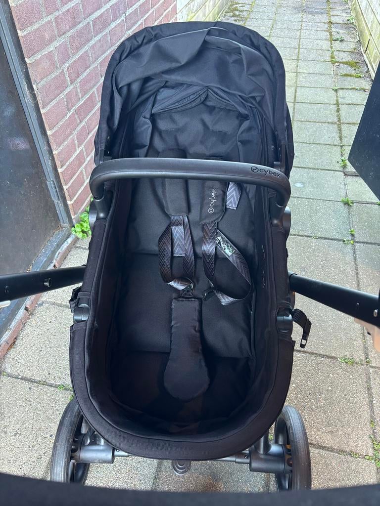 Cybex kinderwagen - Zwart incl doos 3-1, Zo goed als nieuw, Verstelbare duwstang, Ophalen, Kinderwagen