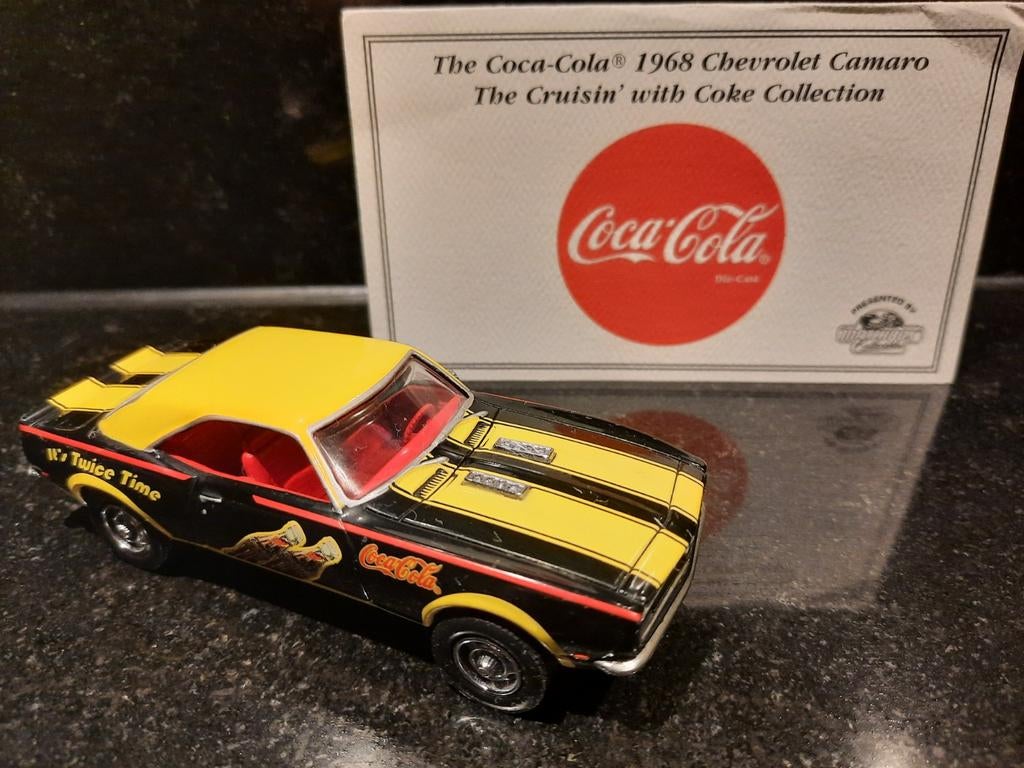 Matchbox Coca-Cola Collectible 1968 Chevrolet Camaro, Hobby en Vrije tijd, Modelauto's | 1:43, Ophalen of Verzenden, Zo goed als nieuw