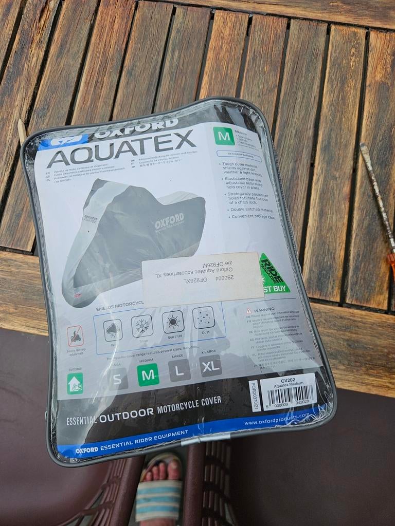 Oxford Aquatex Motorhoes Maat M, Ophalen of Verzenden