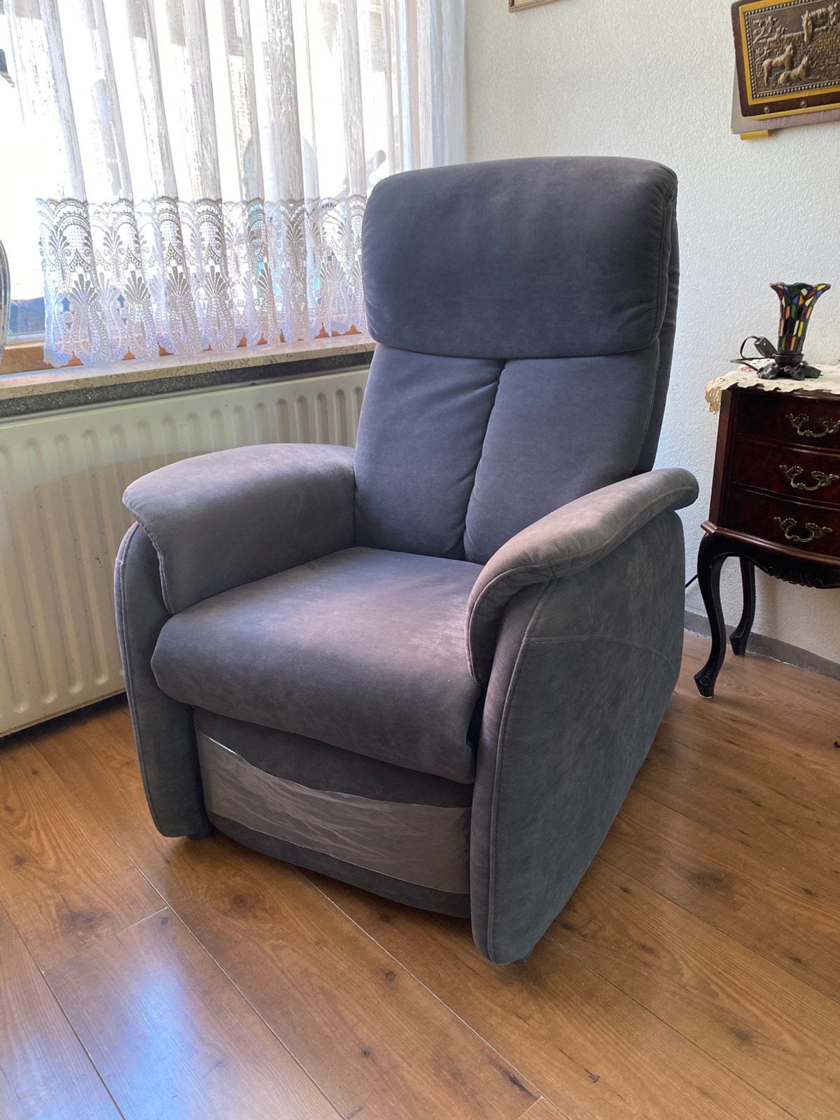Sta op stoel, Huis en Inrichting, Fauteuils, Ophalen, Zo goed als nieuw, Minder dan 75 cm, 50 tot 75 cm