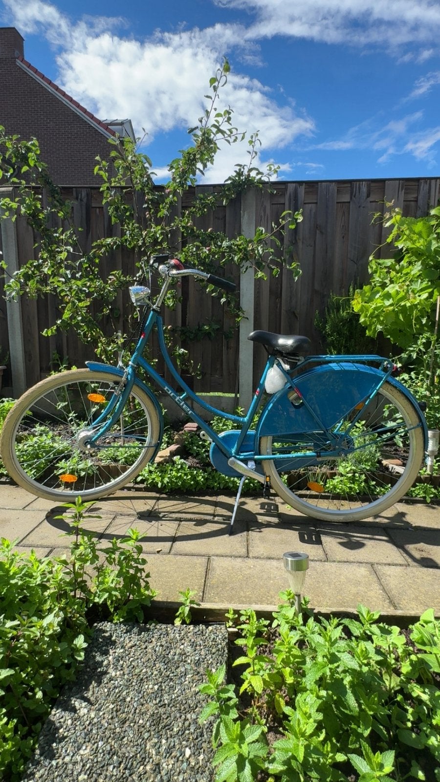Cortina fiets – Lichtblauw – Goede Staat – Rijklaar, 55 tot 59 cm, Ophalen of Verzenden